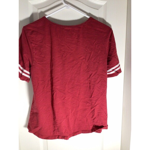 Arkansas Razorbacks Womens Large National Collegian Red White Shirt - Picture 12 of 16